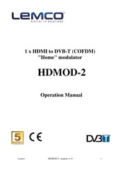 Lemco HDMOD-2 Operation Manual