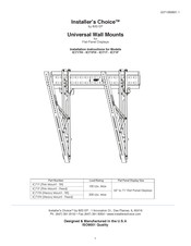 IMS Installer's Choice IC71F Installation Instructions Manual
