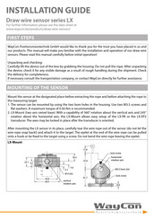 Waycon LX Series Installation Manual