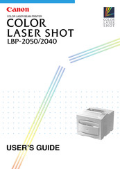 Canon Color Laser Shot LBP-2040 User Manual