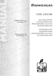 Immergas 3.031186 Instruction And Warning Book