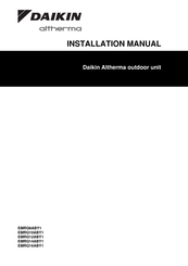 Daikin EMRQ12ABY1 Installation Manual