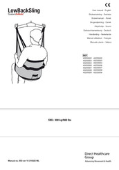 SystemRoMedic LowBackSling User Manual