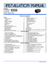 Johnson Controls ZZ Series Installation Manual