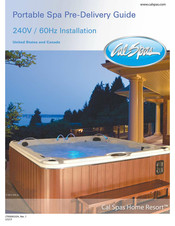 Calspas Cal Spas Home Resort Installation Manual