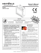 Heat & Glo 350TSI-P-CEM Owner's Manual Installation And Operation