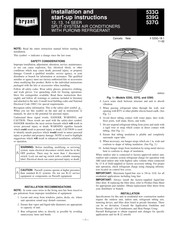 Bryant 537G Installation And Start-Up Instructions Manual