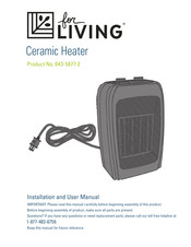 Living 043-5877-2 Installation And User Manual