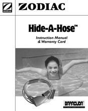 Zodiac Baracuda HIDE-A-HOSE Instruction Manual & Warranty Card