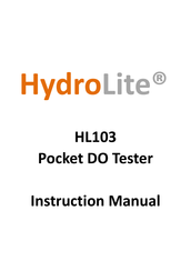 Trace2O HydroLite HL103 Instruction Manual