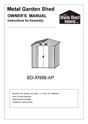 Sheds Direct Ireland SD-XN56-AP Owner's Manual