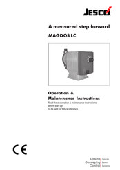 Jesco MAGDOS LC 2 Operation & Maintenance Instructions Manual