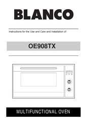 Blanco OE908TX Instructions For The Use And Care And Installation