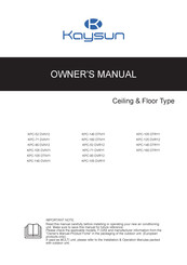 Kaysun KPC-140 DVN11 Owner's Manual
