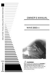 Mweld WAVE 200DIII Owner's Manual