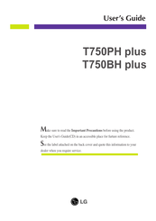LG T750PH plus User Manual