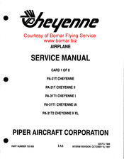 Cheyenne PA-31T1 CHEYENNE I Service Manual