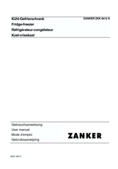 Zanker ZKK8412K User Manual