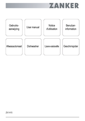 Zanker ZKI1415 User Manual