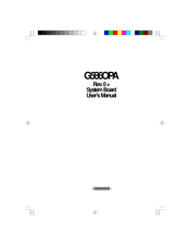 DFI G586OP User Manual