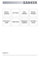 Zanker KBB25001SK User Manual