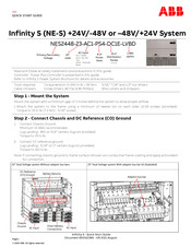 ABB Infinity NE-S Quick Start Manual