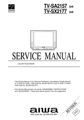 Aiwa TV-SA2157 Service Manual
