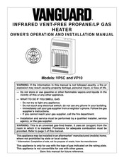Vanguard VP5C Owner's Operation And Installation Manual