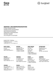 burgbad BU-1230-SET-3-1 Fitting Instructions Manual