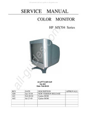 HP Pavilion MX704 Service Manual