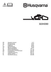 Husqvarna 322HD60 Operator's Manual