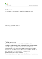 Tech Novitas Vega KS Series Manual