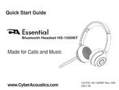 essential HS-1500BT Quick Start Manual