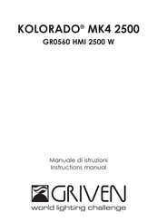 Griven KOLORADO MK4 2500 Instruction Manual