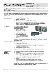 Unitronics Vision V570-57-T40B Installation Manual