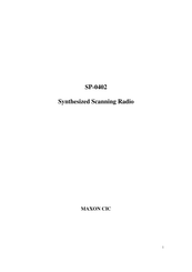 Maxon 7840 Manual
