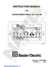 Basler BE1-50M Instruction Manual