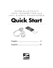 Zoom iHiFi 4355 Quick Start Manual