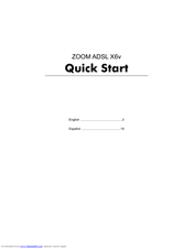 Zoom X6V 5697 Quick Start Manual