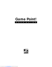 Zoom Game Point! 4420 User Manual