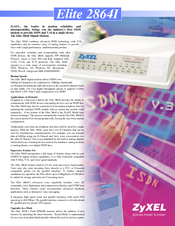 ZyXEL Communications ELITE 2864I Specifications