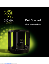 ZyXEL Communications WiMAX XOHM Start Manual