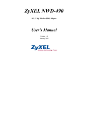ZyXEL Communications NWD-490 User Manual