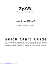ZyXEL Communications omni.net Plus Quick Start Manual