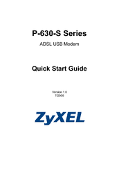 ZyXEL Communications P-630-S3 Quick Start Manual