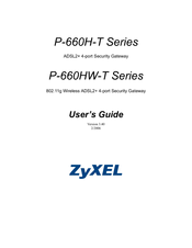 ZyXEL Communications P-660W-T Series User Manual