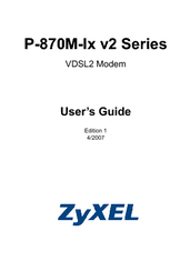 ZyXEL Communications P-870M-I1 V2 User Manual