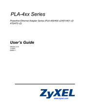 ZyXEL Communications PLA-4xx User Manual