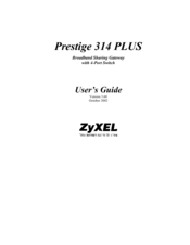 ZyXEL Communications P-314Plus User Manual