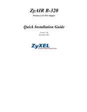 Zyxel Communications ZyXEL ZyAIR B-320 Quick Installation Manual